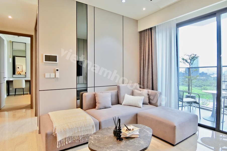 Cho thuê The Opera Thủ Thiêm – Căn Hộ 2 Phòng Ngủ Đẹp, Nội Thất Sang Trọng