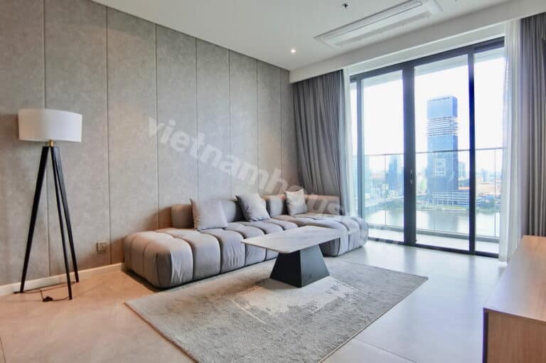 Cho Thuê Căn Hộ 3 Phòng Ngủ Metropole Thủ Thiêm – Tầng cao, View sông và Grand Marina