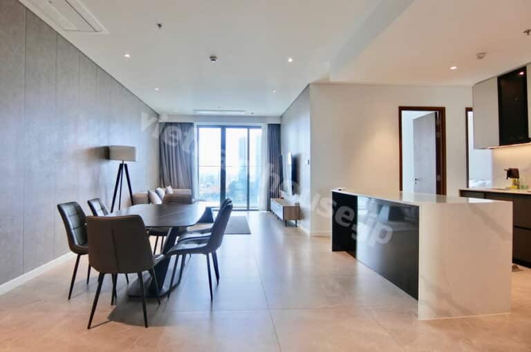Cho Thuê Căn Hộ 3 Phòng Ngủ Metropole Thủ Thiêm – Tầng cao, View sông và Grand Marina