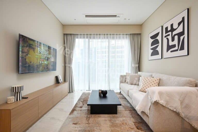 Cho thuê căn hộ 2 phòng ngủ Metropole Thủ Thiêm – Tầng trung, nội thất đẹp