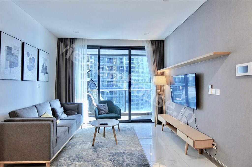 Cho thuê căn hộ Sunwah Pearl 2PN – View sông, tầng cao, giá hợp lý