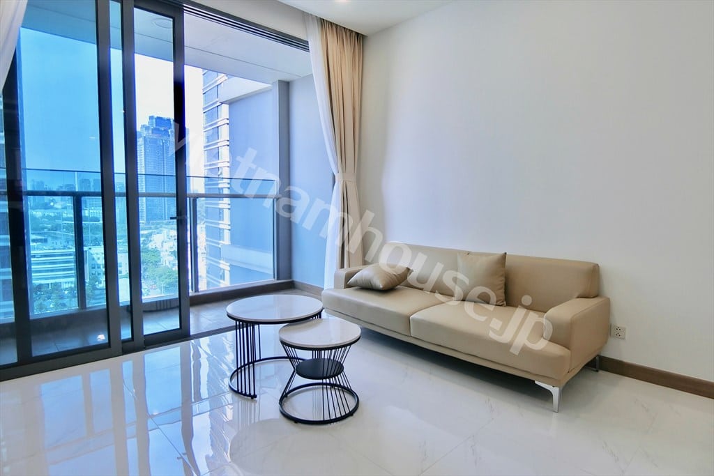 Cho thuê căn hộ 2PN Golden House Sunwah – view nội khu, tầng tấp, giá tốt