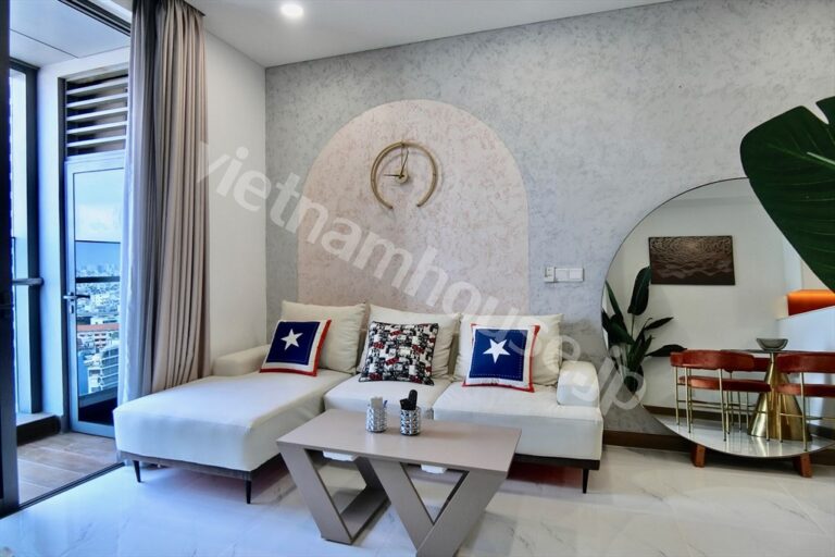 Cho thuê 1 phòng ngủ White House Sunwah full nội thất cao cấp – View City Garden thoáng