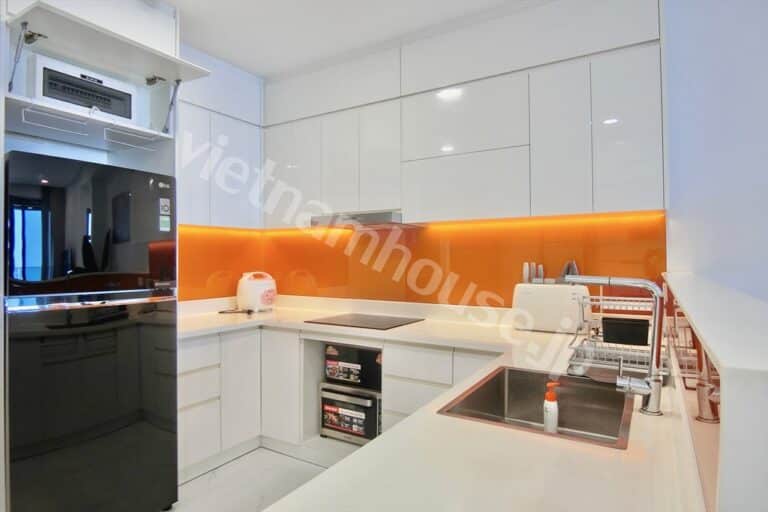Cho thuê 1 phòng ngủ White House Sunwah full nội thất cao cấp – View City Garden thoáng