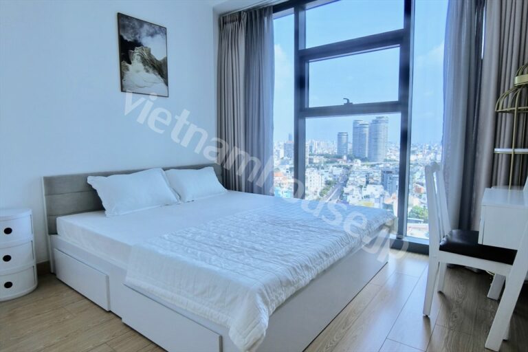 Cho thuê 1 phòng ngủ White House Sunwah full nội thất cao cấp – View City Garden thoáng