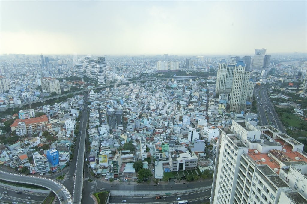 Cho thuê căn hộ 1 phòng ngủ Sunwah Pearl – view thành phố lung linh