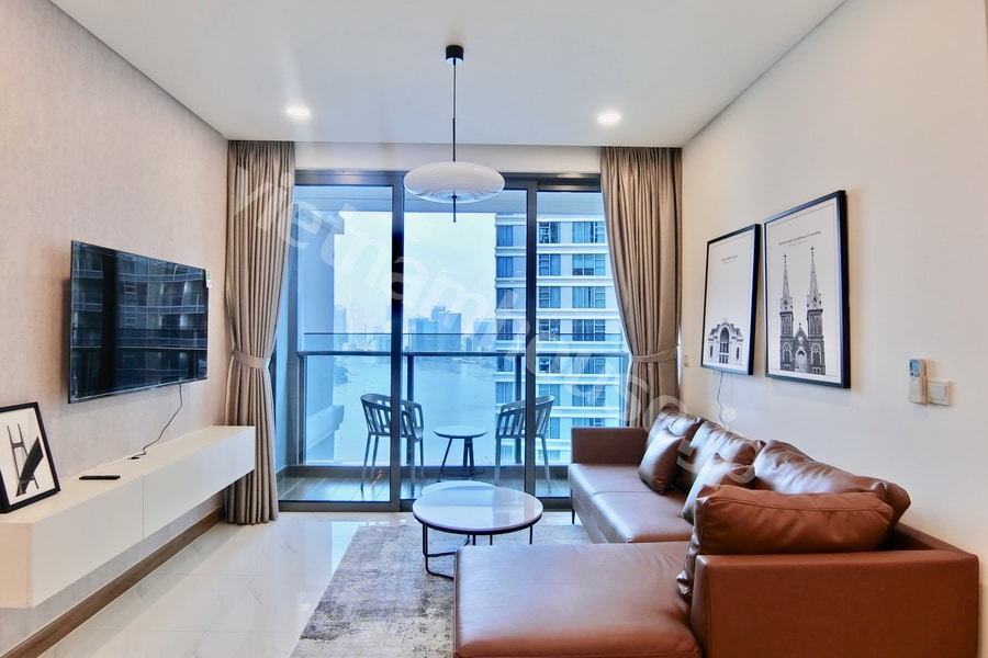 Căn hộ 2 phòng ngủ Sunwah Pearl – View sông đẹp – Giá hợp lý