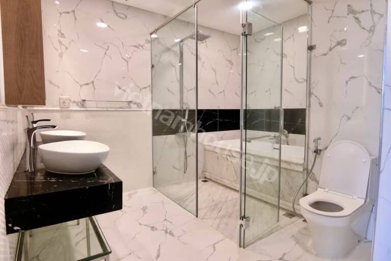 Cho thuê 3 phòng ngủ Golden House Sunwah  – Tầng cao, View sông, nhà đẹp