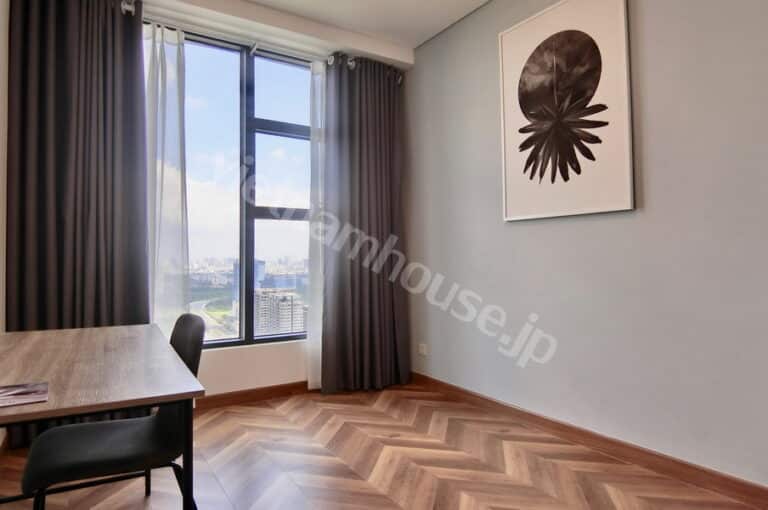 View sông, tầng cao – cho thuê căn hộ 3 phòng ngủ Sunwah Pearl sang trọng