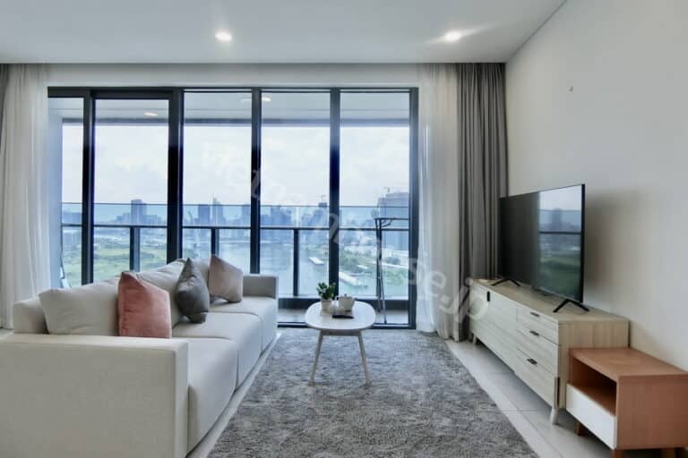 Cho thuê căn hộ Silver House 2 phòng ngủ – View Bitexco, nhà đẹp