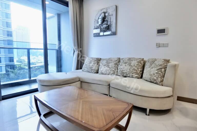 Thuê căn hộ 2PN Sunwah Pearl tầng thấp – View hồ bơi thoáng mát