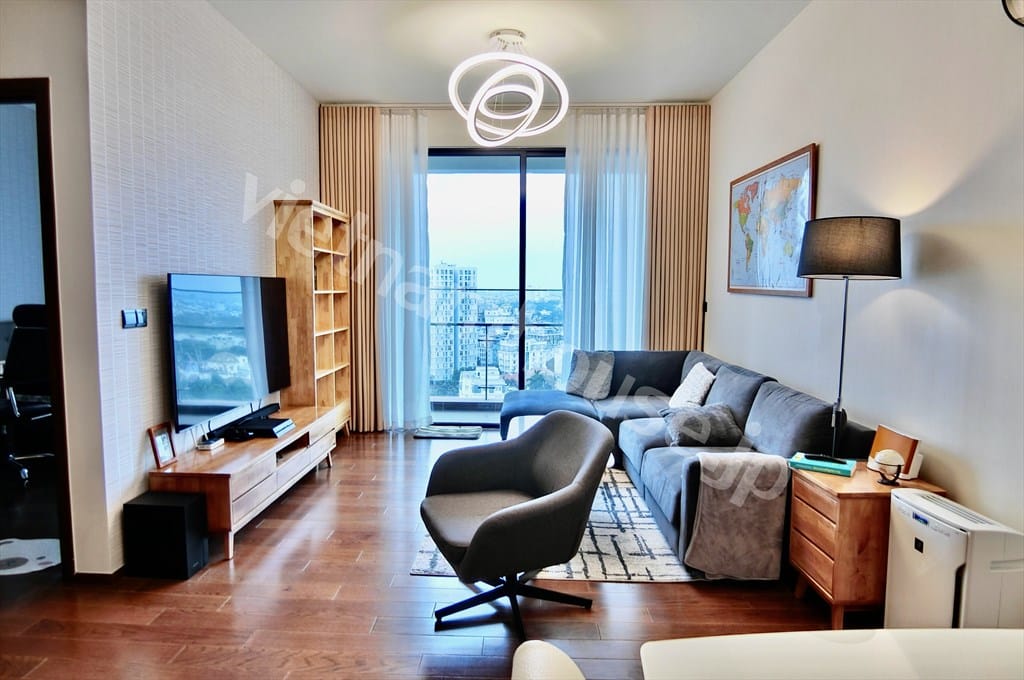 Thuê căn hộ 2PN D’Edge Thảo Điền – View sông, nội thất mới