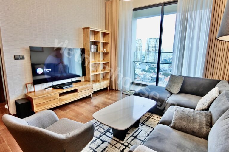 Thuê căn hộ 2PN D’Edge Thảo Điền – View sông, nội thất mới