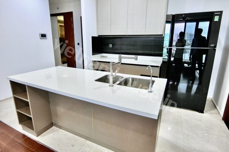 Cho thuê căn D’Edge 3PN, nội thất gỗ tự nhiên, sang trọng