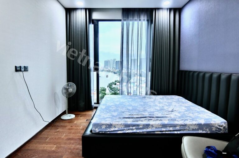Cho thuê căn D’Edge 3PN, nội thất gỗ tự nhiên, sang trọng