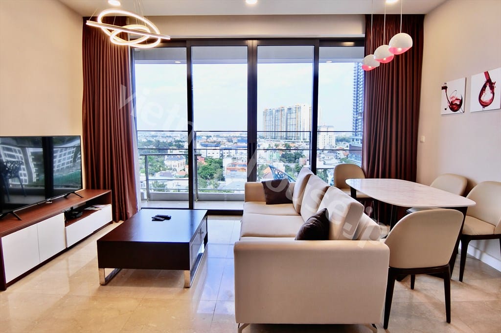 Căn hộ 2 phòng ngủ view The Vista – tại Nassim Thảo Điền