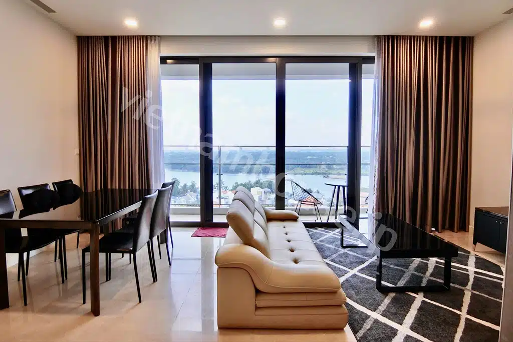 Nassim Thảo Điền – căn hộ 3 phòng ngủ tầng trung, view đẹp