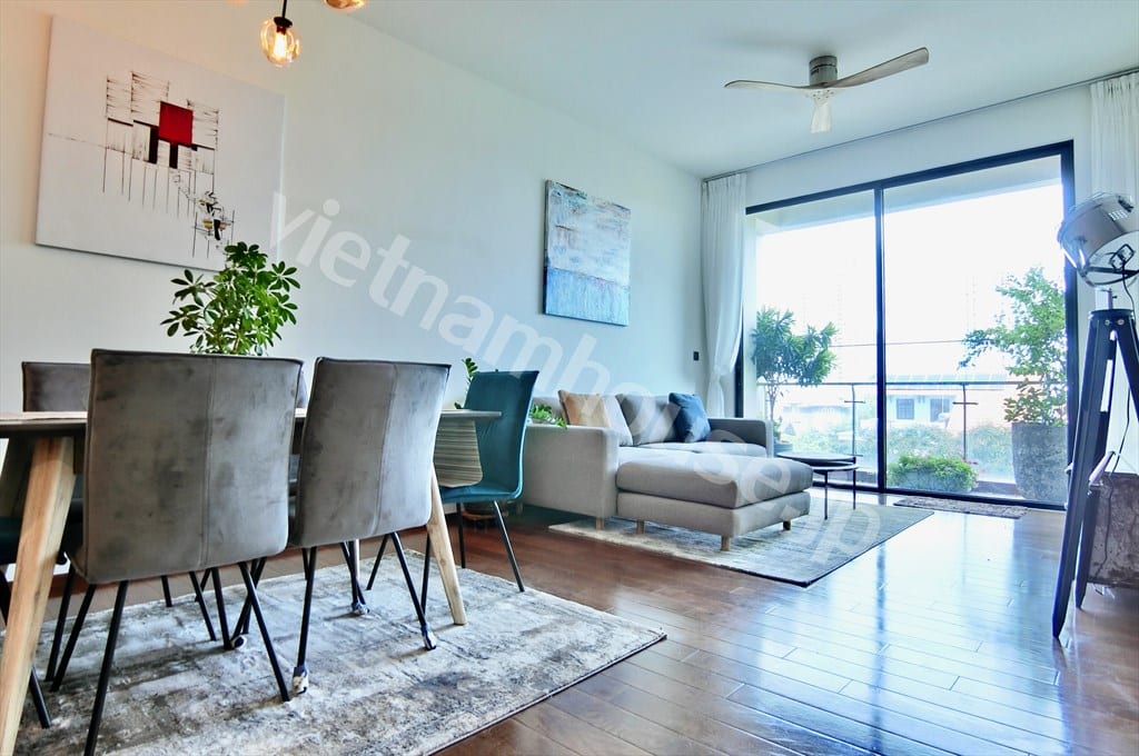 Thuê Căn hộ 2PN D’Edge Thảo Điền Quận 2 – Tầng Thấp, Full nội thất