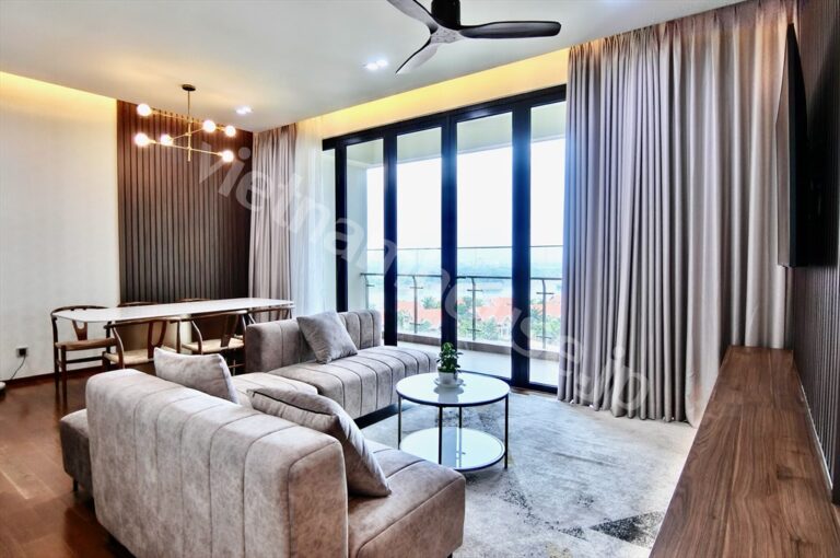 Thuê căn hộ 3 phòng ngủ tại D’Edge Thảo Điền – Tầng trung, nội thất mới và đẹp
