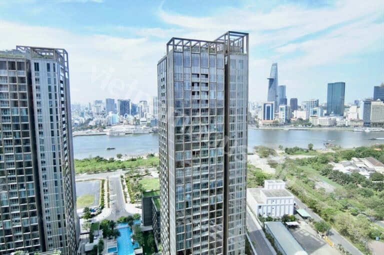 Cho thuê Căn Hộ 1 Phòng Ngủ Empire City – View Sông, Tầng Trung