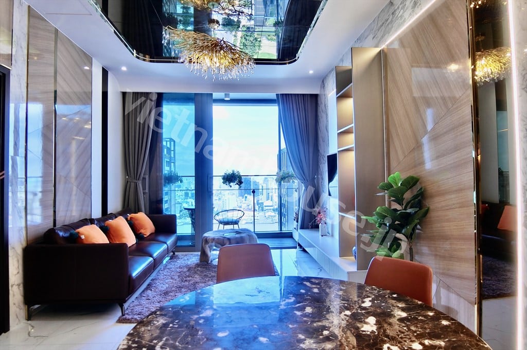 Empire City: Cho Thuê Căn Hộ 1 Phòng Ngủ – Tầng Cao, View Sông Đẹp