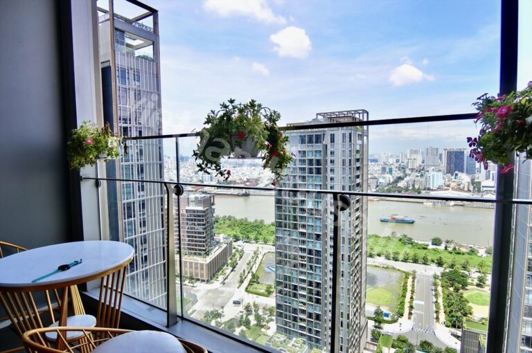 Empire City: Cho Thuê Căn Hộ 1 Phòng Ngủ – Tầng Cao, View Sông Đẹp