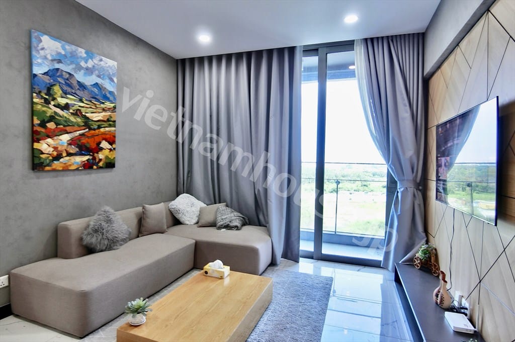 Cho Thuê Căn Hộ 2PN Empire City – Tầng Thấp, Đầy Đủ Nội Thất