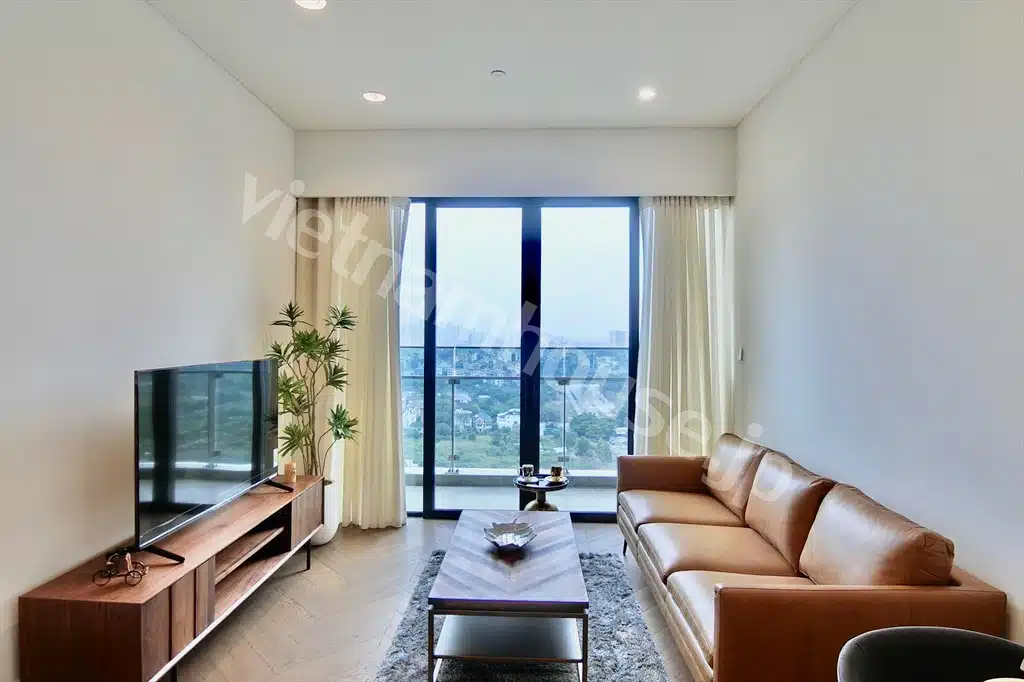 Cho Thuê Căn Hộ 2 Phòng Ngủ The River – Tầng Cao, Giá Tốt, Full Nội Thất