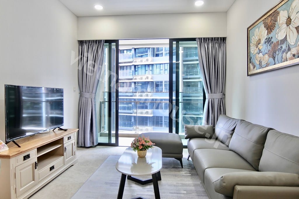 Cho Thuê Căn Hộ 2 Phòng Ngủ The River – Tầng Trung, View Nội Khu Yên Tĩnh