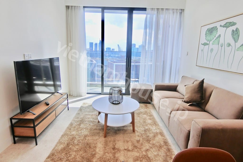 Cho Thuê Căn Hộ The River Thủ Thiêm 1 Phòng Ngủ – Tầng Cao, Nội Thất Tinh Tế