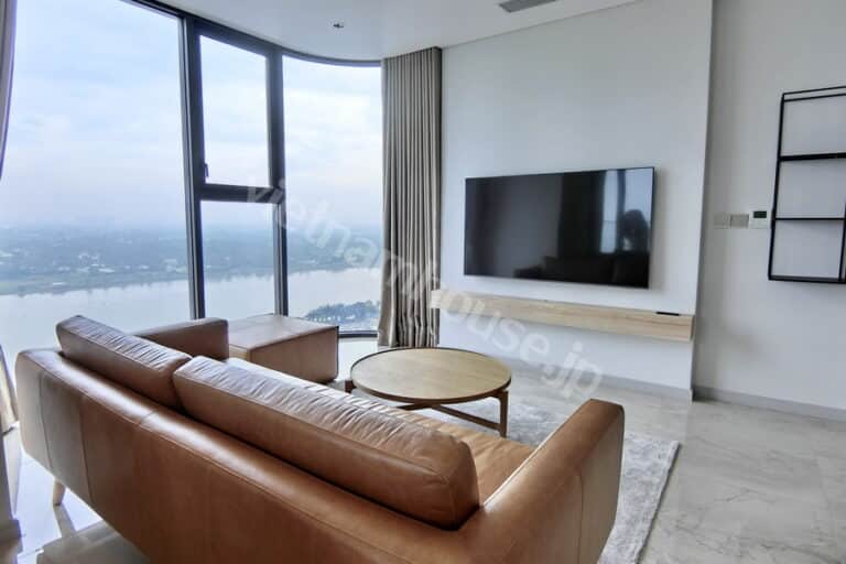 Cho thuê căn hộ 3PN Thảo Điền Green – View Sông, Nhà Đẹp