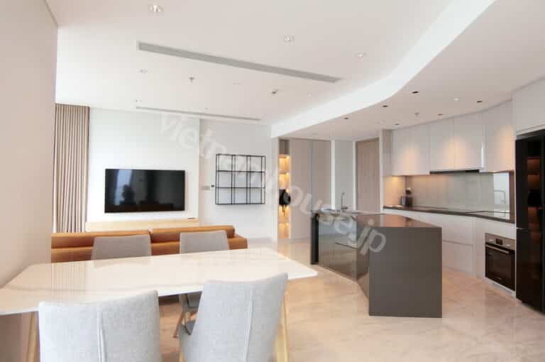 Cho thuê căn hộ 3PN Thảo Điền Green – View Sông, Nhà Đẹp