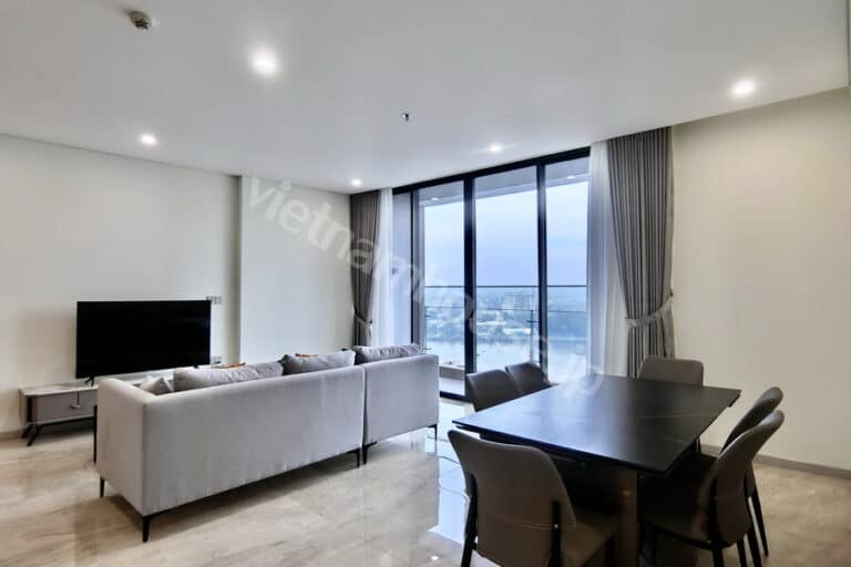 Căn hộ Thảo Điền Green 3 phòng ngủ cho thuê – Tầng cao, View đẹp