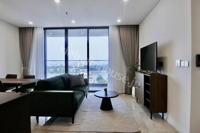 View sông mát mẻ – Căn hộ 2PN Thảo Điền Green cho thuê giá tốt