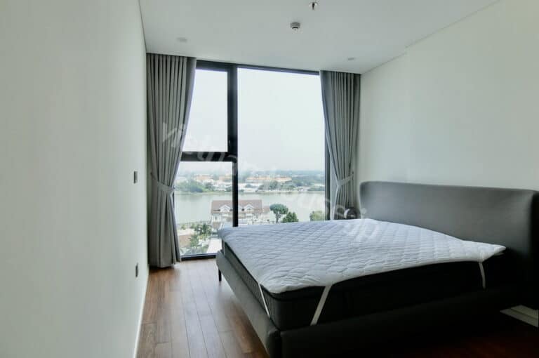 View sông mát mẻ – Căn hộ 2PN Thảo Điền Green cho thuê giá tốt