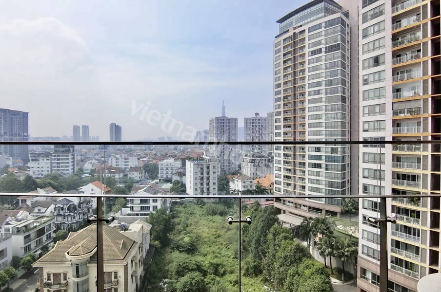 Căn hộ 2 phòng ngủ Thảo Điền Green cho thuê – Tầng trung, view Landmark 81