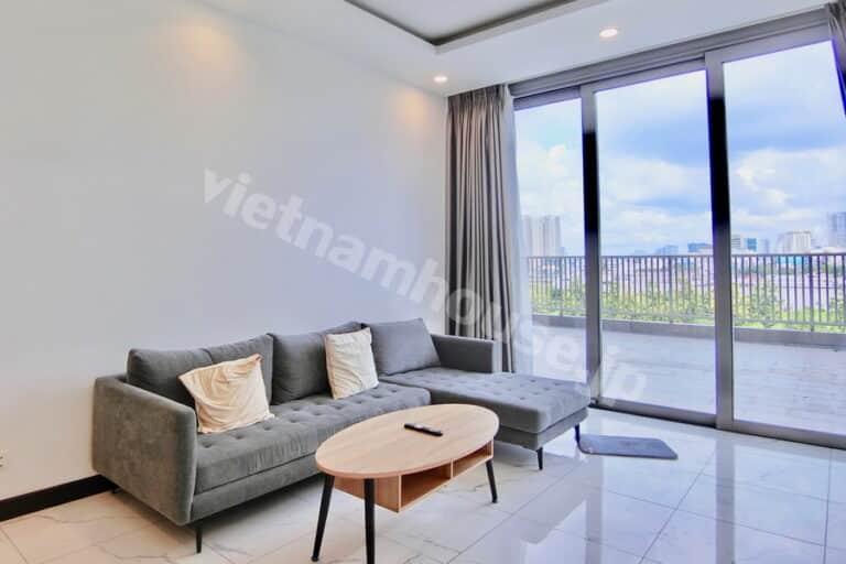 Thuê Căn Hộ 2 Phòng Ngủ Empire Thủ Thiêm – có ban cộng rộng
