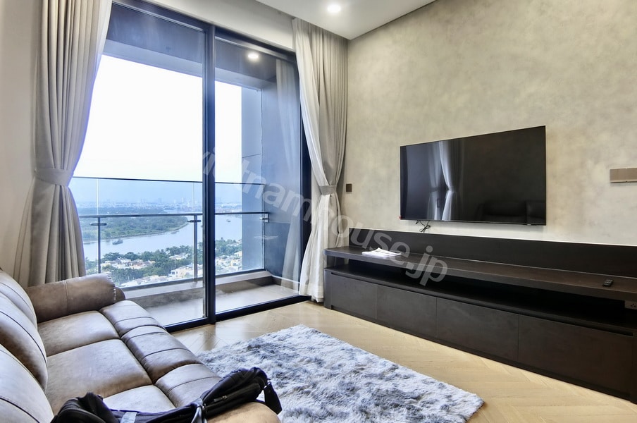 Cho thuê căn hộ 2PN Lumiere Riverside – View sông – Tầng đẹp – Full nội thất