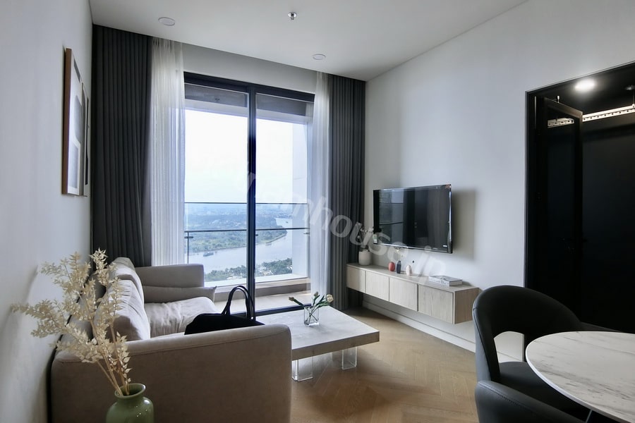Thuê căn hộ 2PN Lumiere Riverside – Đầy đủ nội thất, view sông thoáng mát
