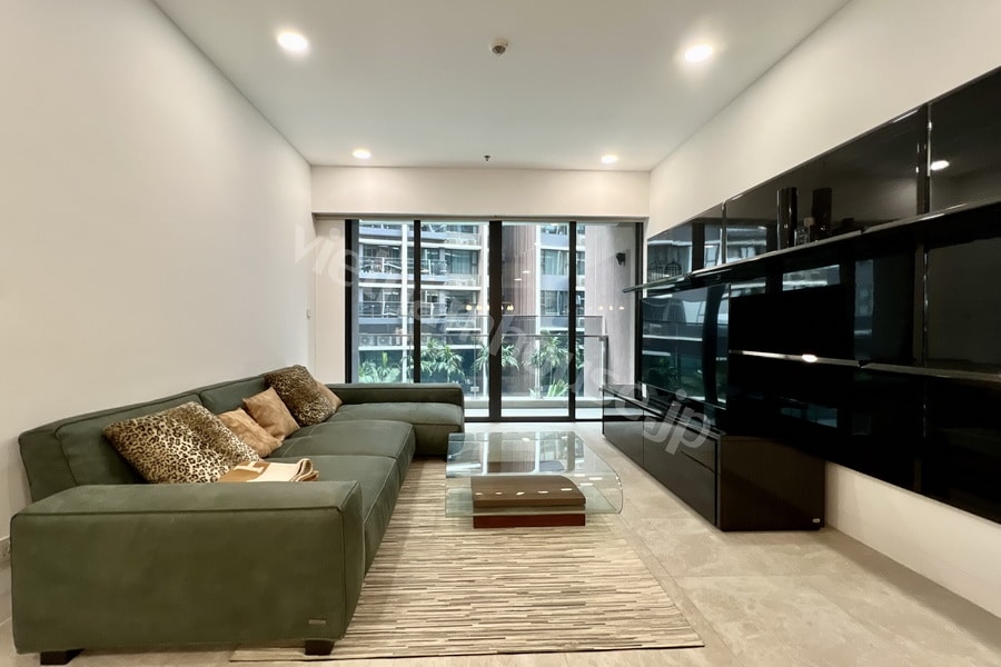 Cho thuê căn hộ 3PN The River Thủ Thiêm – Nhà đẹp, tầng thấp, view hồ bơi xanh mát