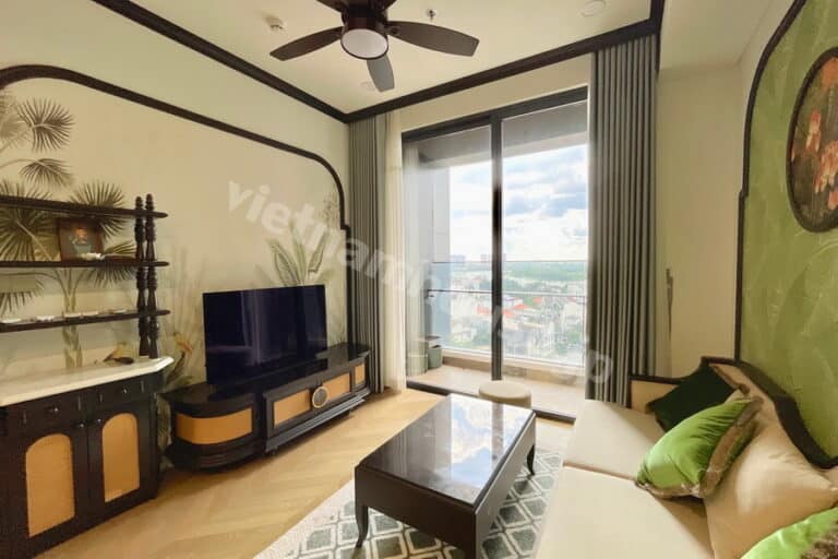 Cho thuê căn hộ 2PN Lumiere Thảo Điền phong cách tropical hiện đại