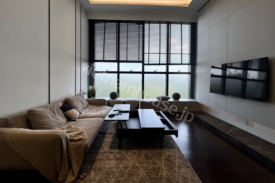 Thuê Căn hộ 2 phòng ngủ tại Empire City với thiết kế tinh tế tầng trung