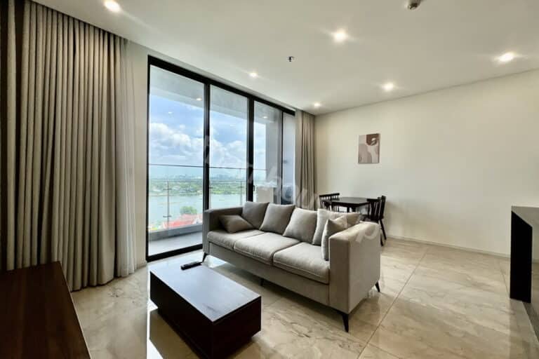 View sông, nội thất cao cấp – Cho thuê căn hộ 2PN Thảo Điền Green