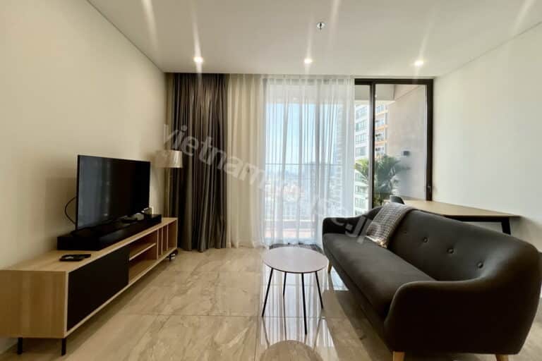 Thuê căn hộ Thảo Điền Green 1PN tầng trung, nhà đẹp, giá hợp lý