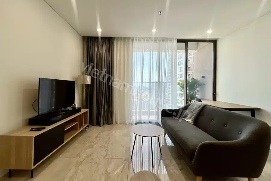 Thuê căn hộ Thảo Điền Green 1PN tầng trung, nhà đẹp, giá hợp lý