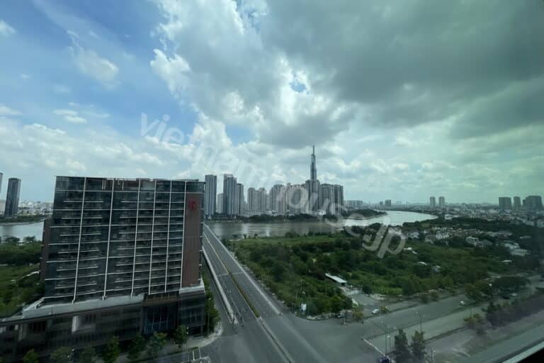Cho thuê căn hộ Zeit River 2 phòng ngủ – Tầng cao, view sông đẹp, nội thất cao cấp
