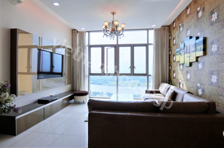 Cho thuê căn hộ The Vista Quận 2 3PN –  Tầng cao, View sông