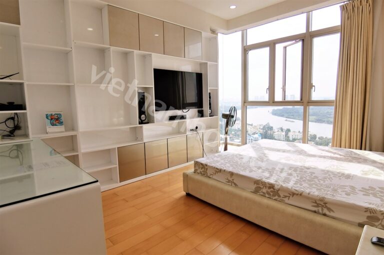 Cho thuê căn hộ The Vista Quận 2 3PN – Tầng cao, View sông