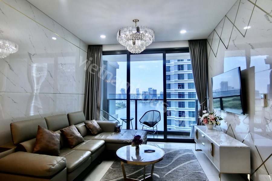 Căn hộ Sunwah Pearl 2 phòng ngủ – nội thất đẹp từng góc nhỏ