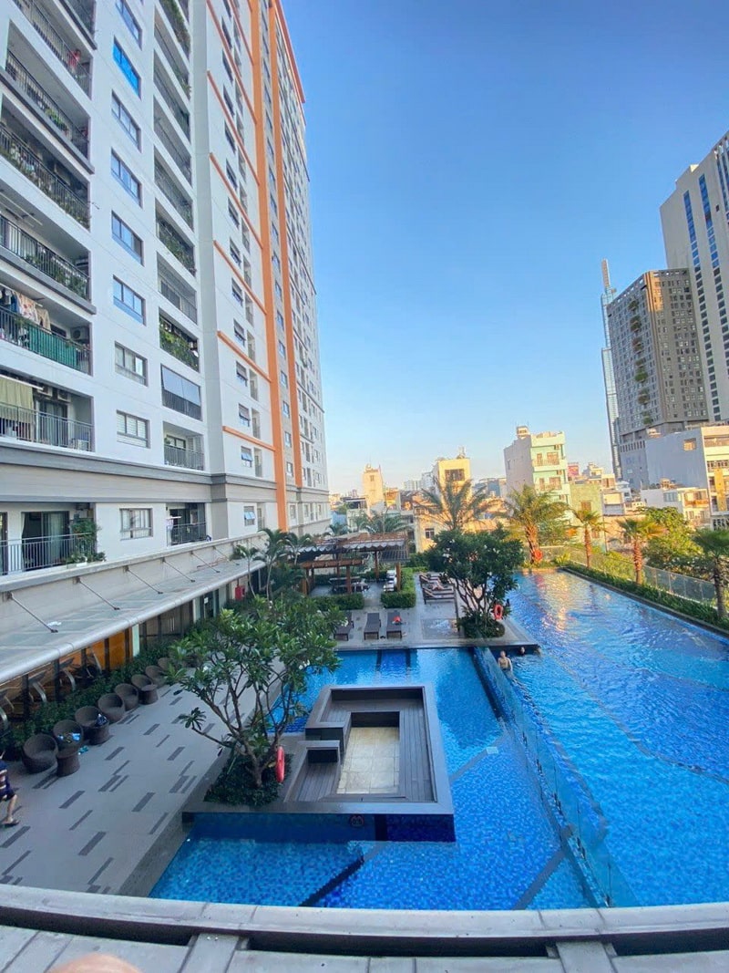 Căn hộ Officetel Wilton Tower cho thuê – Thiết kế tinh tế, view hồ bơi thư giãn